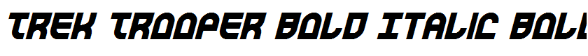 Trek Trooper Bold Italic Bold Italic