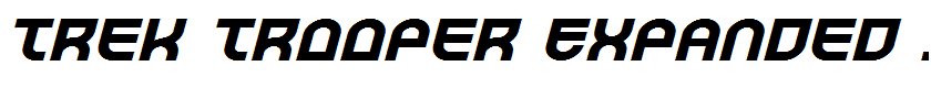 Trek Trooper Expanded Italic Expanded Italic