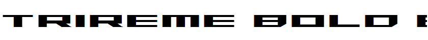 Trireme Bold Bold