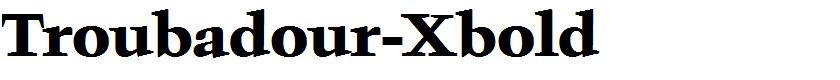 Troubadour-Xbold