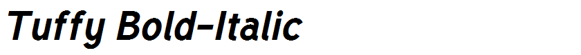 Tuffy Bold-Italic