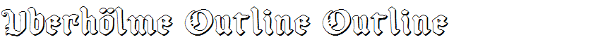 Uberhölme Outline Outline