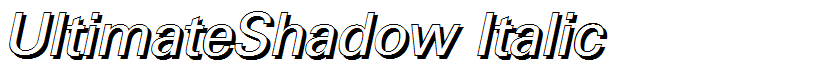 UltimateShadow Italic