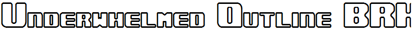 Underwhelmed Outline BRK