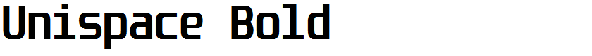 Unispace Bold