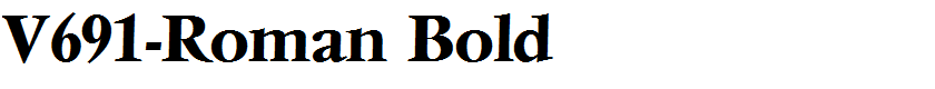 V691-Roman Bold