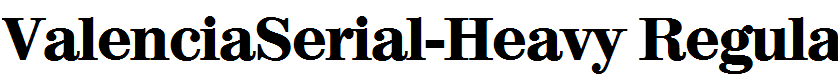 ValenciaSerial-Heavy Regular