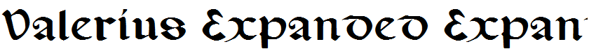 Valerius Expanded Expanded