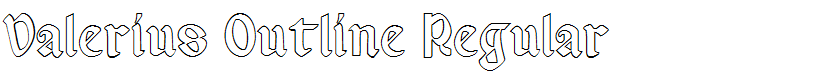 Valerius Outline Regular