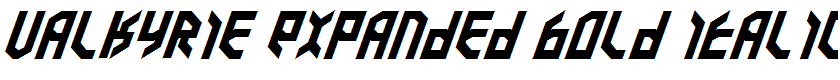 Valkyrie Expanded Bold Italic Expanded Bold Italic