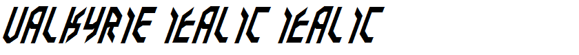 Valkyrie Italic Italic