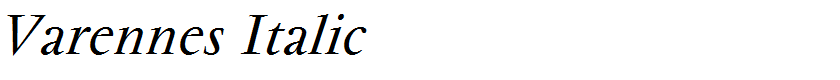 Varennes Italic
