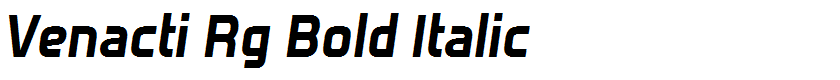 Venacti Rg Bold Italic