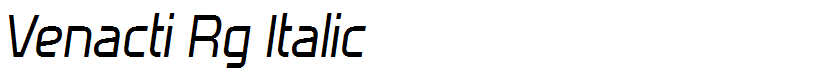 Venacti Rg Italic