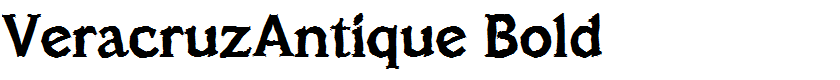 VeracruzAntique Bold