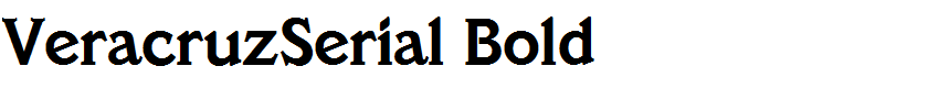 VeracruzSerial Bold