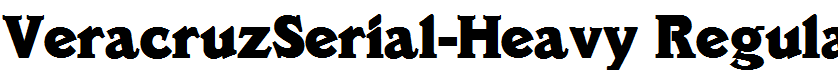 VeracruzSerial-Heavy Regular