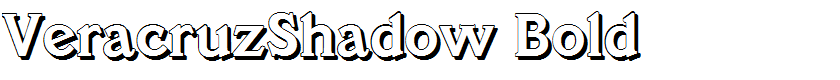 VeracruzShadow Bold