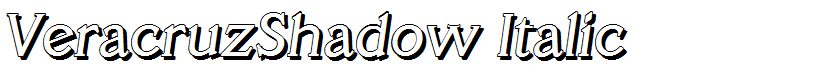 VeracruzShadow Italic