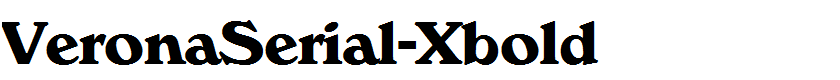 VeronaSerial-Xbold