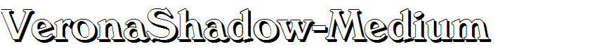 VeronaShadow-Medium
