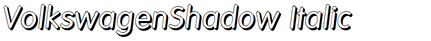 VolkswagenShadow Italic