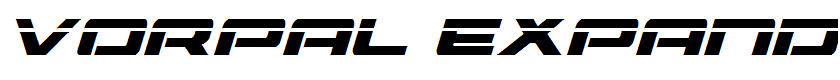 Vorpal Expanded Italic Expanded Italic