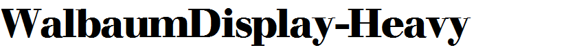 WalbaumDisplay-Heavy