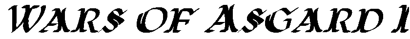 Wars of Asgard Italic Italic