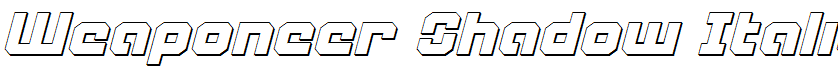 Weaponeer Shadow Italic Italic