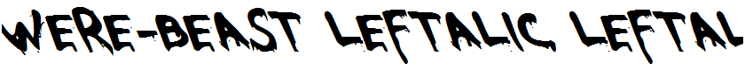 Were-Beast Leftalic Leftalic