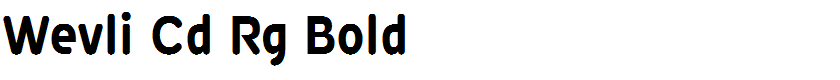Wevli Cd Rg Bold