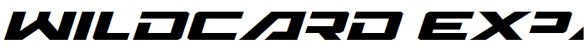 Wildcard Expanded Italic Expanded Italic