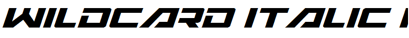 Wildcard Italic Italic