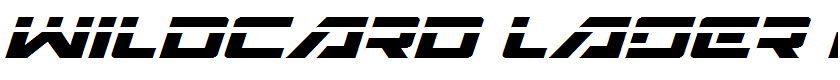 Wildcard Laser Italic Italic
