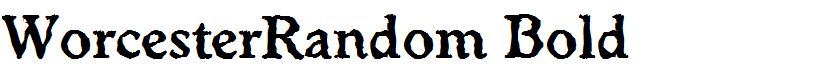 WorcesterRandom Bold