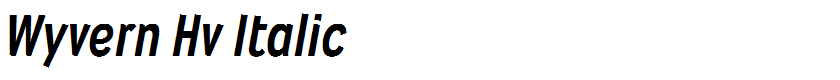 Wyvern Hv Italic
