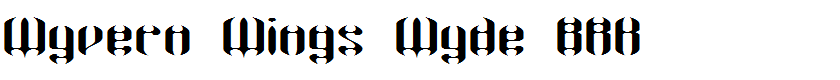 Wyvern Wings Wyde BRK