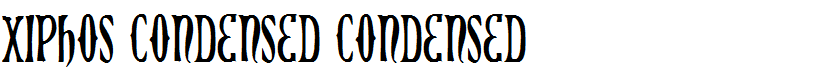 Xiphos Condensed Condensed