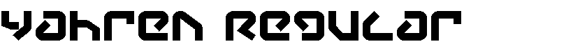 Yahren Regular