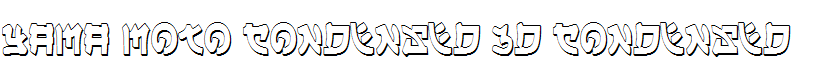 Yama Moto Condensed 3D Condensed