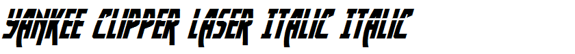 Yankee Clipper Laser Italic Italic
