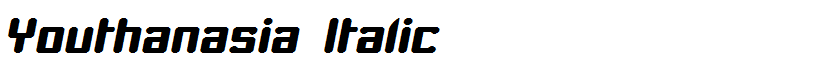 Youthanasia Italic