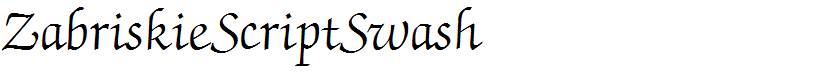 ZabriskieScriptSwash