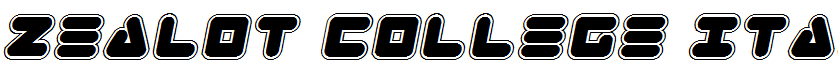 Zealot College Italic Italic