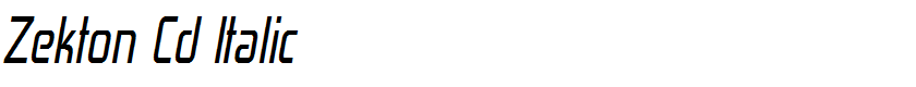 Zekton Cd Italic