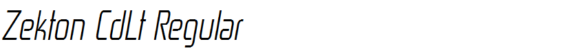 Zekton CdLt Regular