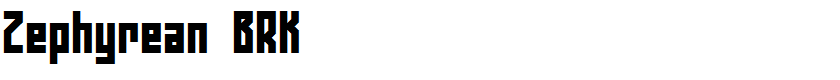Zephyrean BRK