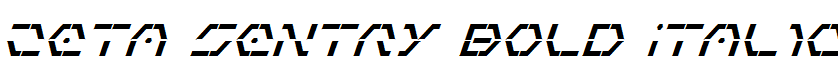 Zeta Sentry Bold Italic Bold Italic