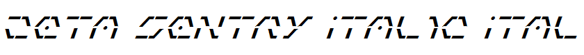 Zeta Sentry Italic Italic